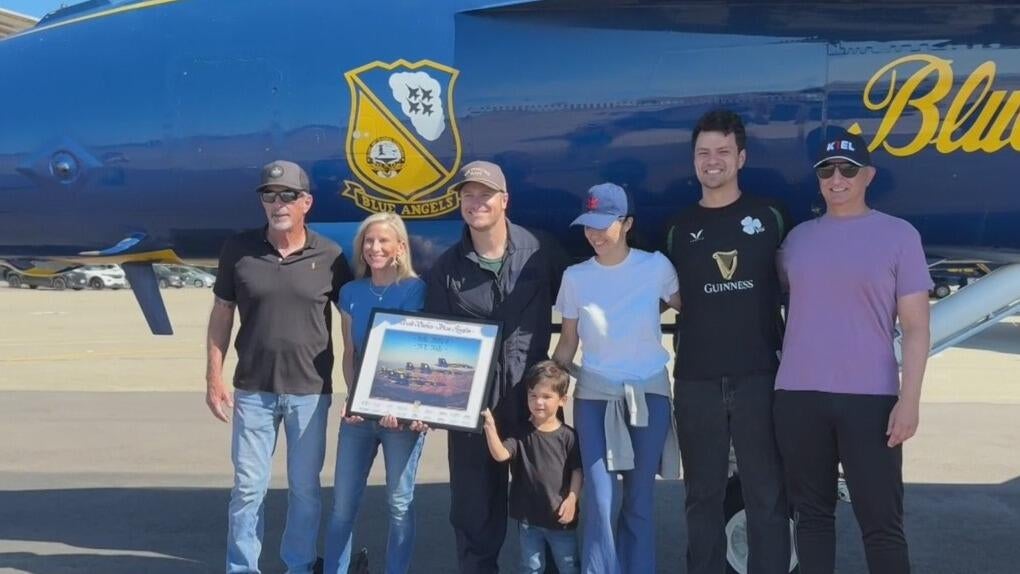 Glens Academy soccer club exec chosen for U.S. Navy Blue Angels flight — CBS Bay Area (KPIX), Ross Arts news