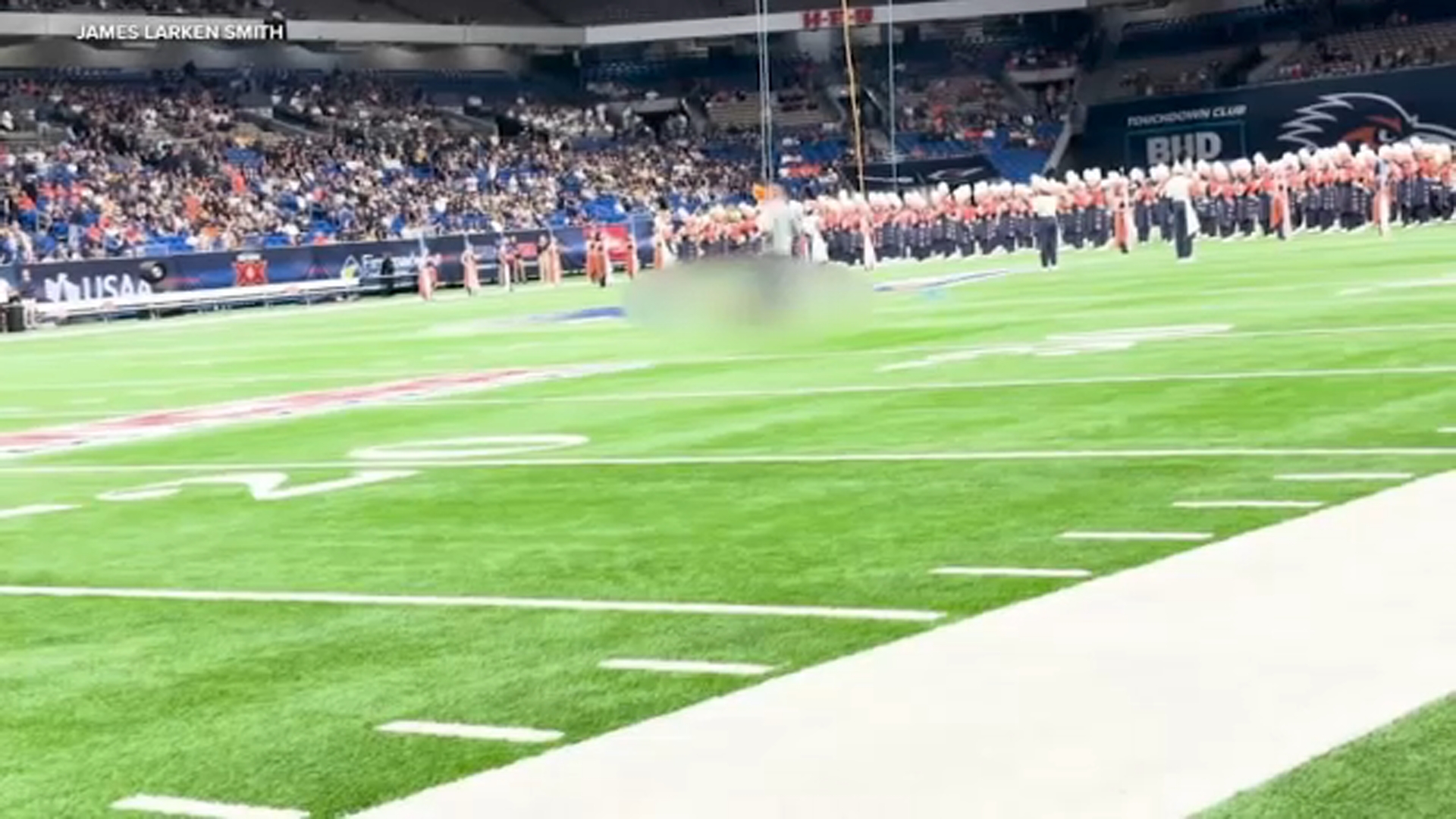 Air Force member killed rappelling from Alamodome's ceiling in Salute to Armed Forces ceremony
       — ABC 7 Bay Area, Ross Sports news