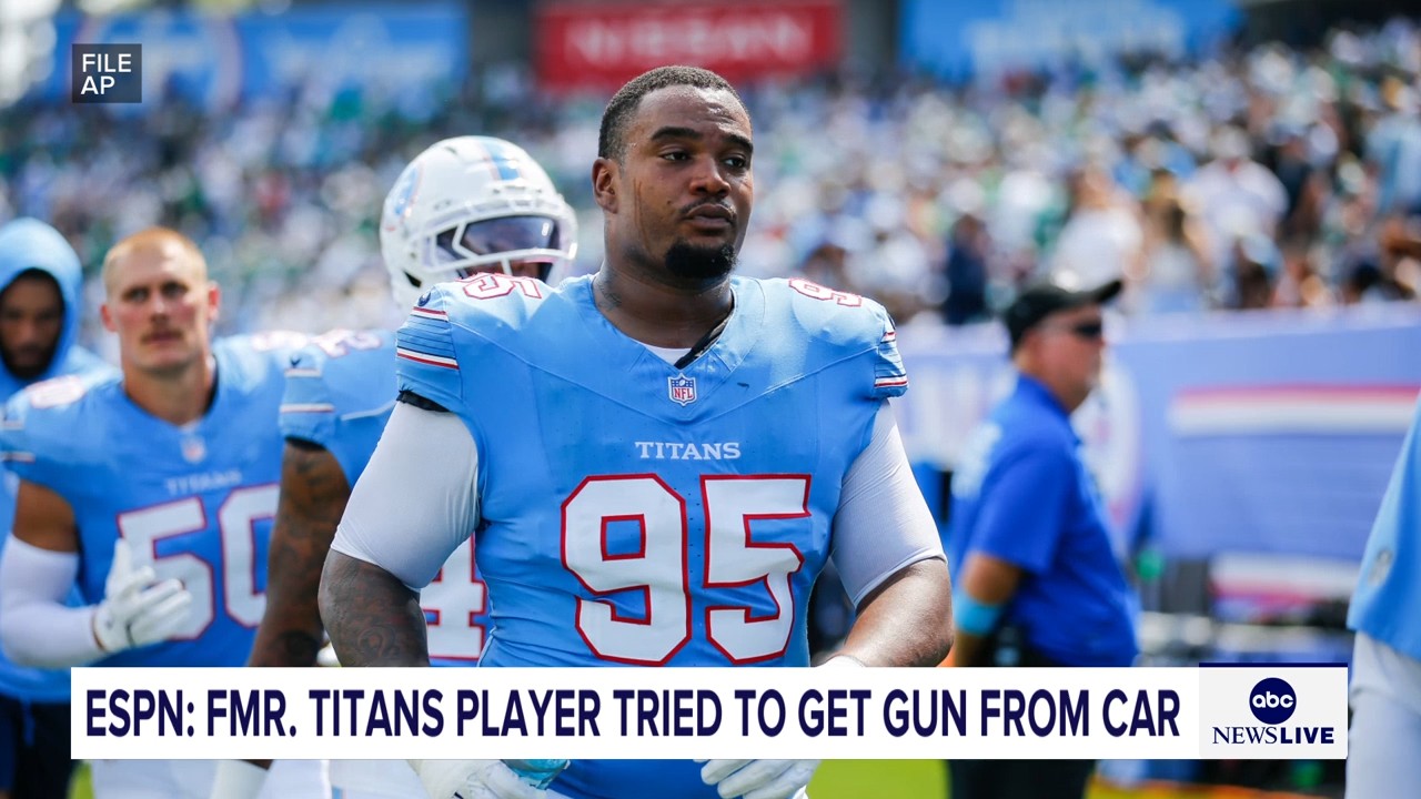 Jordan Elliott was released by Titans after pulling out gun in parking lot, coach Robert Saleh says
— ABC 7 Bay Area, Ross Sports news