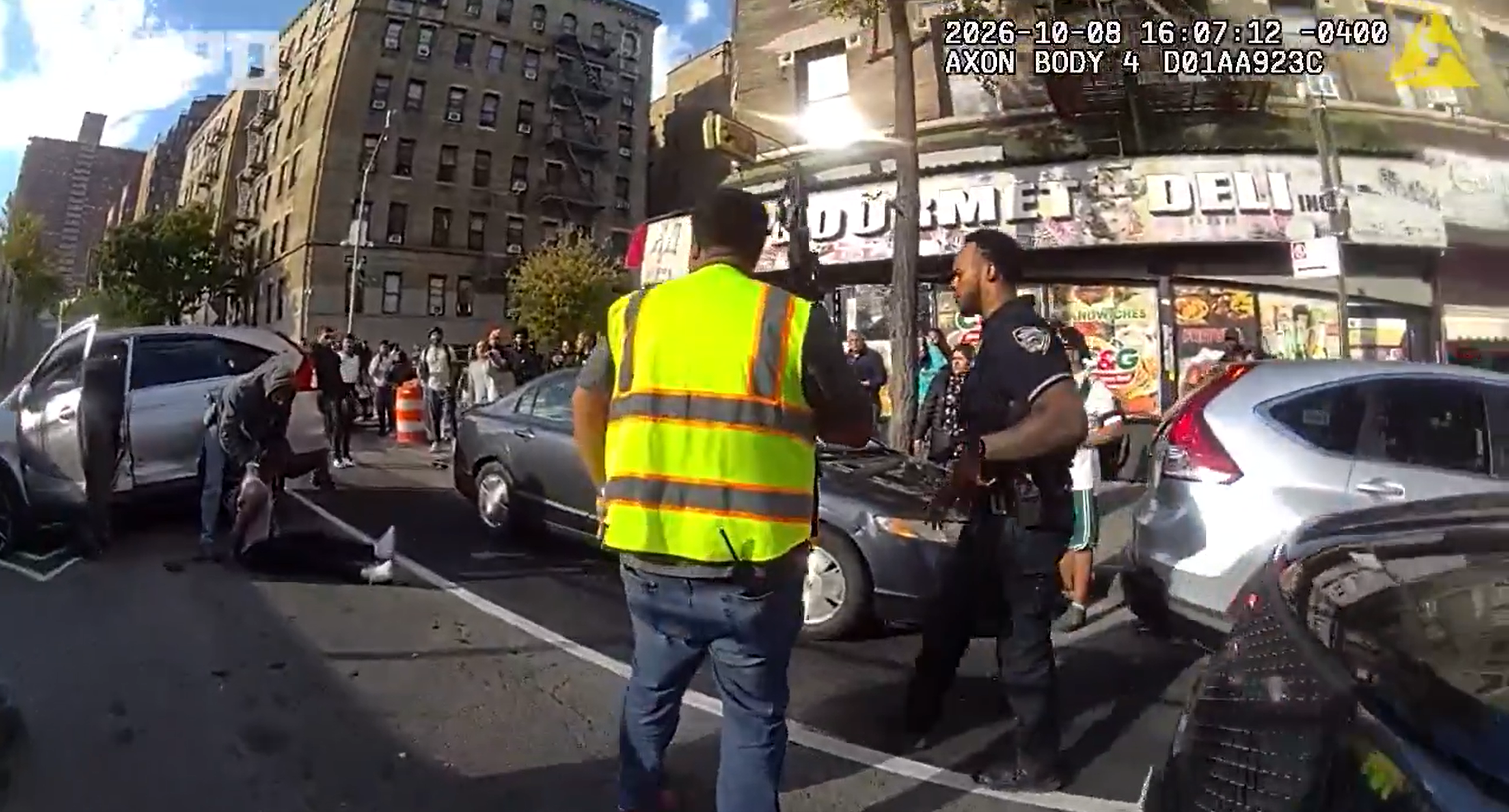 NYPD rushed man shot by ICE to hospital in police SUV, bodycam footage shows — Gothamist