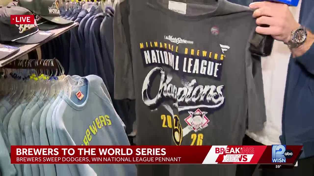 Where to buy Brewers World Series merchandise — WISN 12 Milwaukee