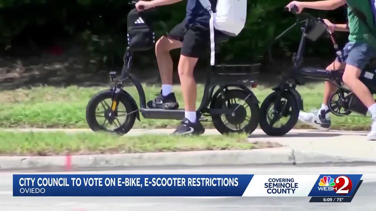 Oviedo city council to vote on micromobility rules to improve sidewalk safety — WESH 2 Orlando, Ross Government news