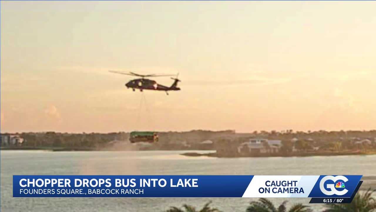 A Black Hawk carrying a school bus over Florida town had residents asking one question: Why? — WESH 2 Orlando, Ross Schools news