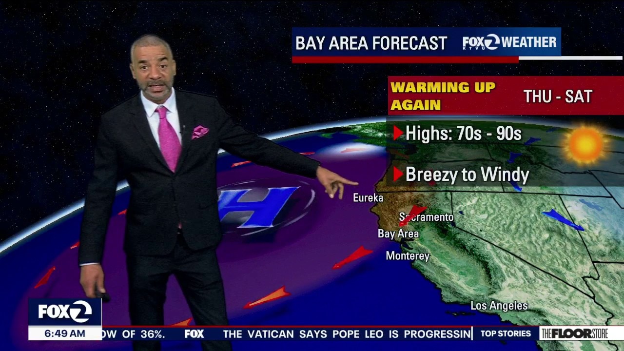 Fire danger as temps bump up and wind moves in — KTVU FOX 2 Bay Area